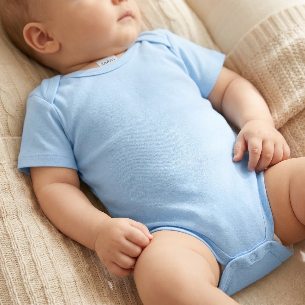 Combinaison Bebe Bleu Clair x3 - x3 - Porté