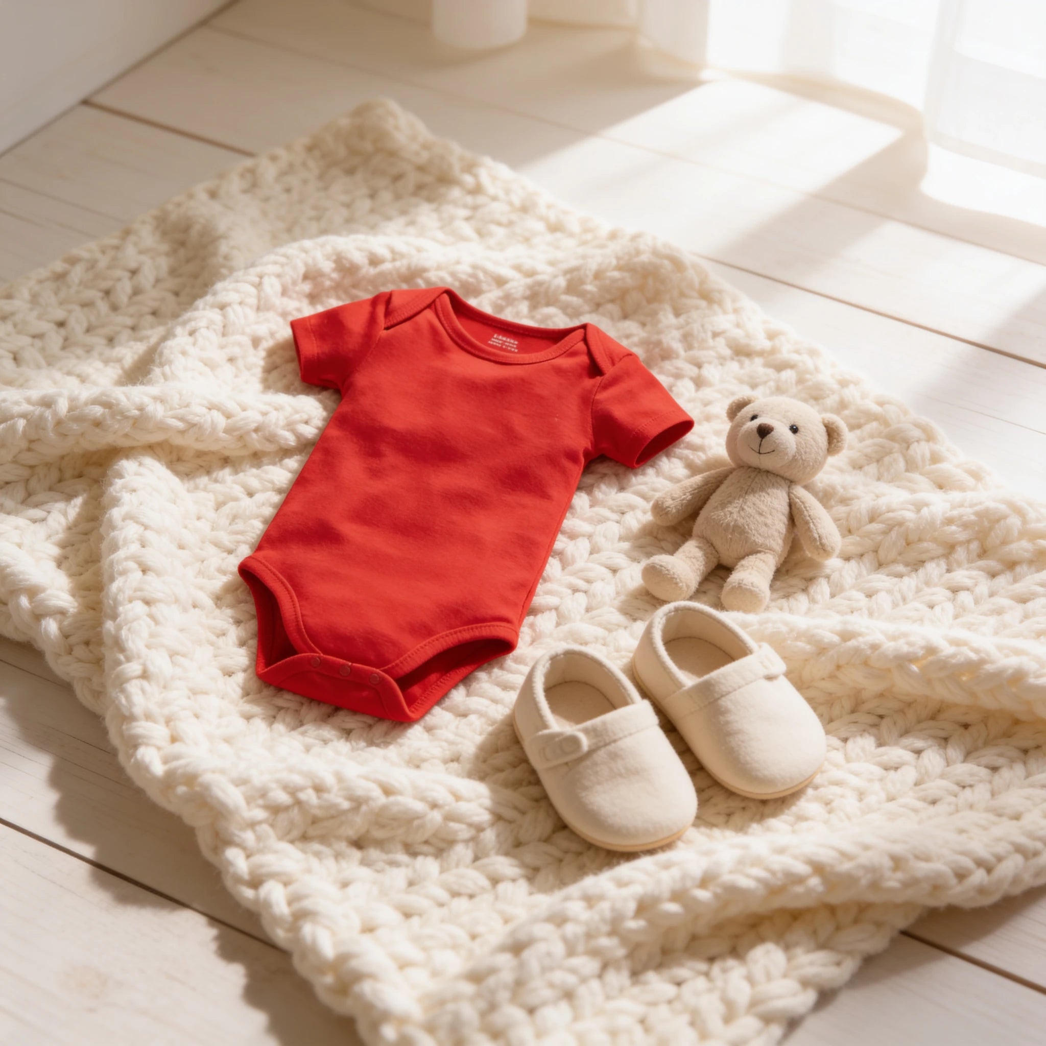 Combinaison Bebe Rouge x3 - x3 - Cocon