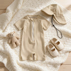 Combinaison Anti UV Bébé Garçon - Beige - Cocon