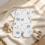 Combinaison Legere Bebe - Nounours Bleus - Cocon