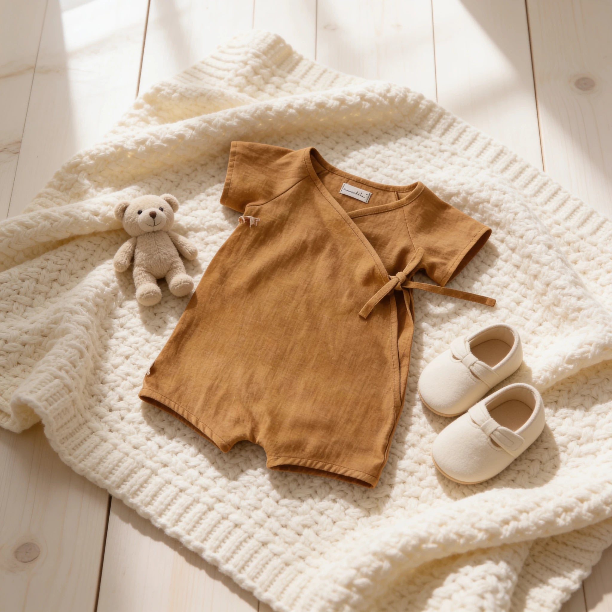 Combinaison Lin Bebe - Jaune - Cocon