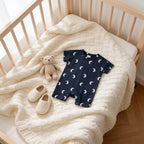 Combinaison Mariniere Bebe à Motif - Lune Noir - Cocon