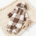 Combinaison Bebe Capuche Fourrure - Marron - Cocon
