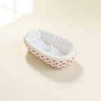 Baignoire bébé gonflable antidérapante Nounours – coloris Coeurs