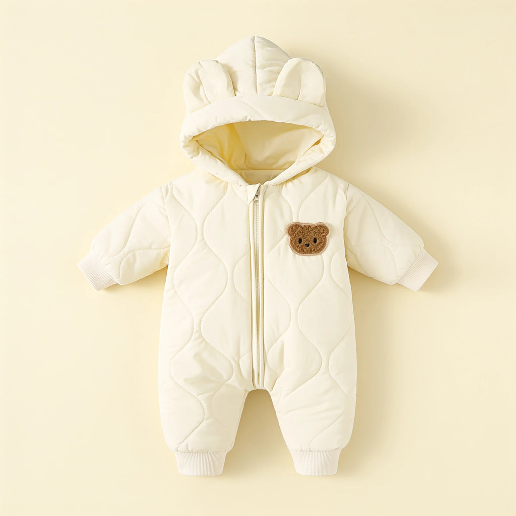 Combinaison Bébé Manteau Ourson - Beige - Flat