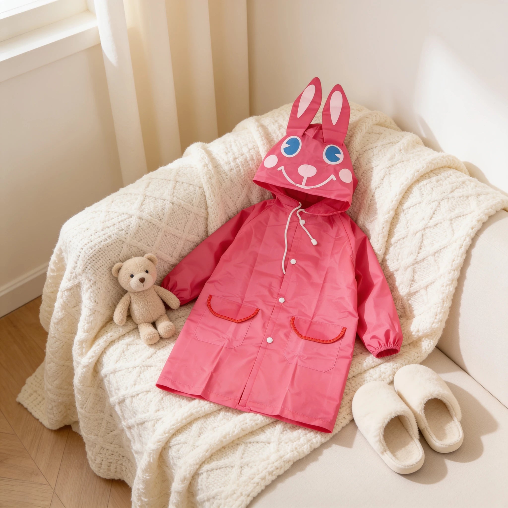 Combinaison Anti Pluie Pour Bebe - Lapin - Cocon
