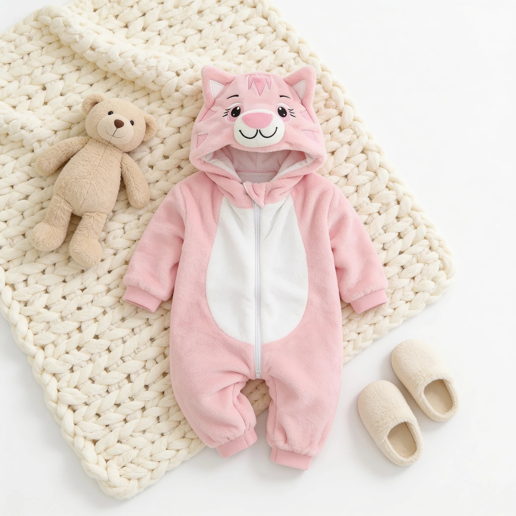 Combinaison Deguisement Bebe Carnivores - Chat - Cocon