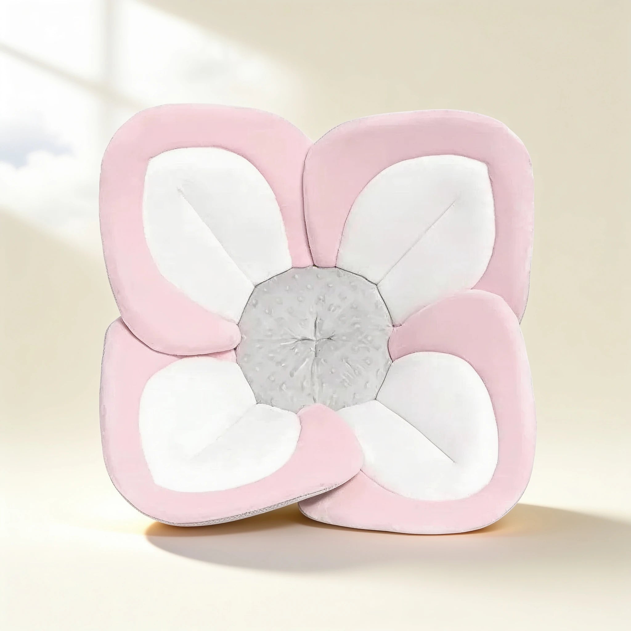 Coussin de baignoire bébé petit compagnon Doudou – coloris Fleur rose