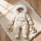 Combinaison Ski Bebe Fille - Beige - Cocon