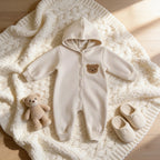 Combinaison Bebe Coton Ourson - Beige - Cocon