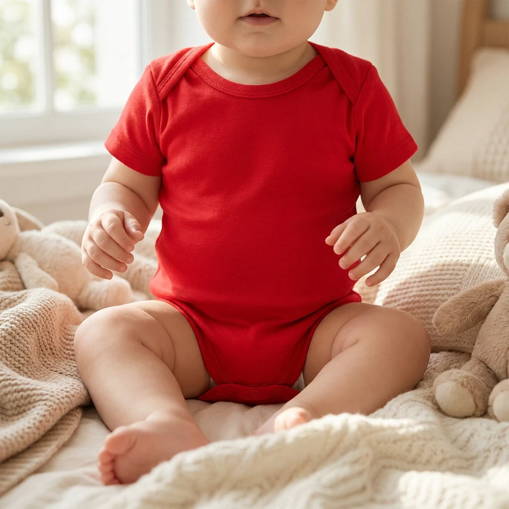 Combinaison Bebe Rouge x3 - x3 - Porté