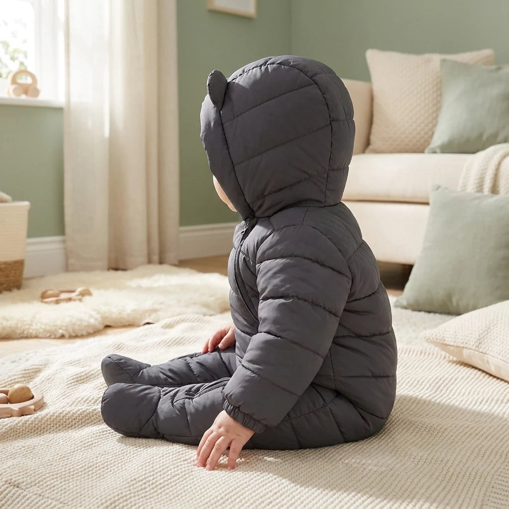 Combinaison Froid Bebe - Noir - Porté