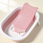 Support de bain bébé filet Galet – coloris Rose