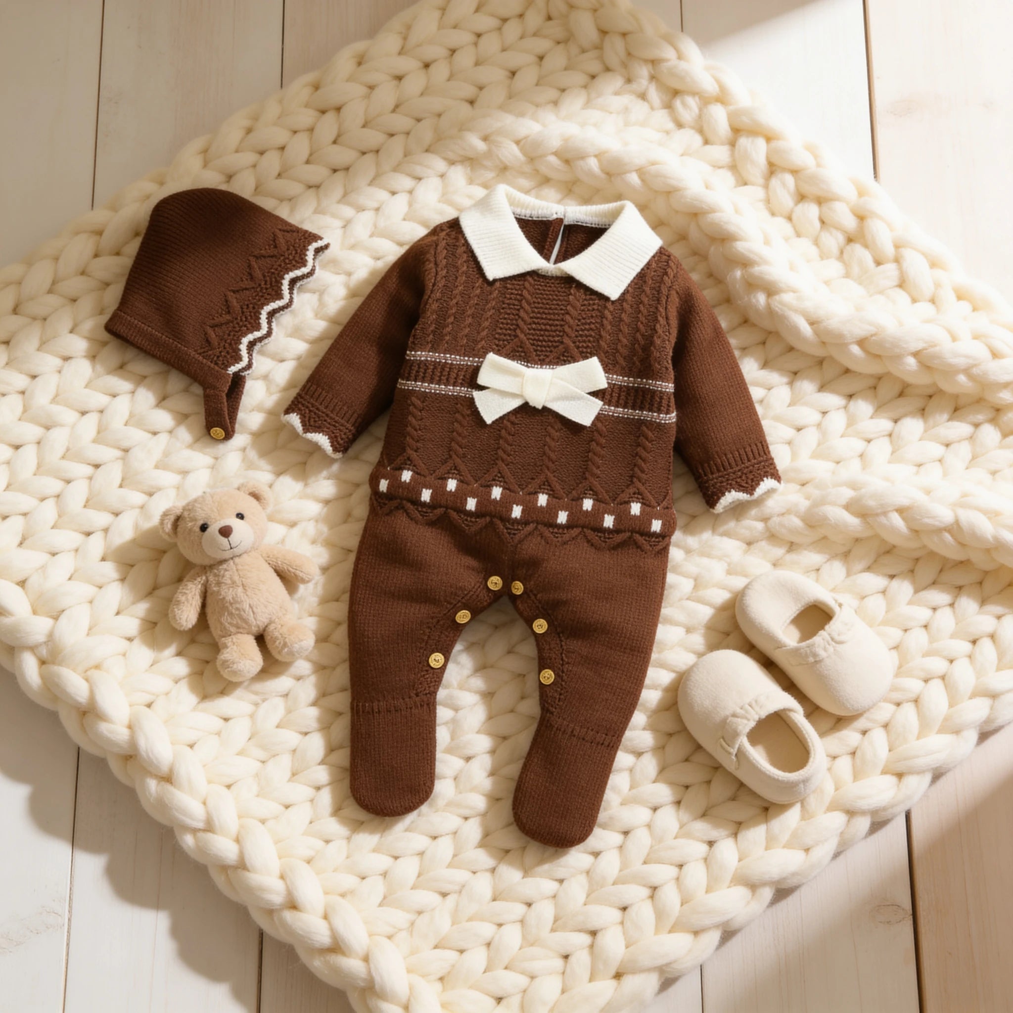 Combinaison Bébé Mignon - Rouge - Cocon
