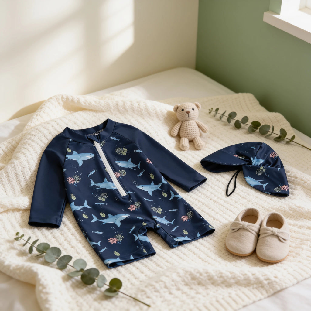 Combinaison Bebe Requin - produit - Cocon