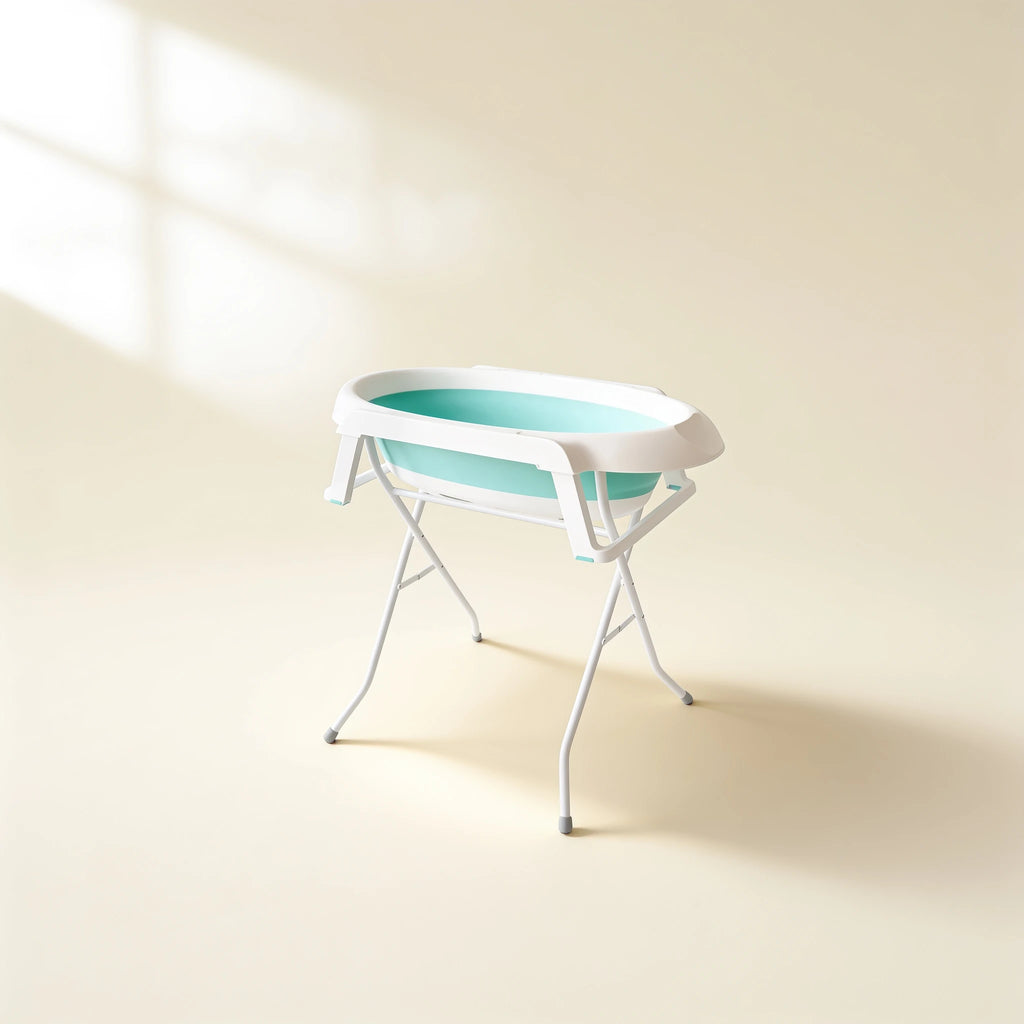 Baignoire bébé sur pied évolutive – coloris Bleu