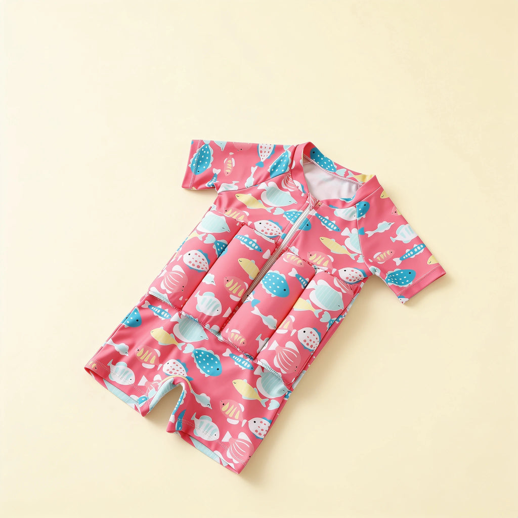 Combinaison Bebe Flottante Aqua - Poissons - Flat