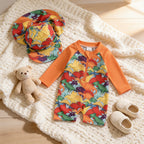 Combinaison Dinosaure Bebe - Orange - Cocon
