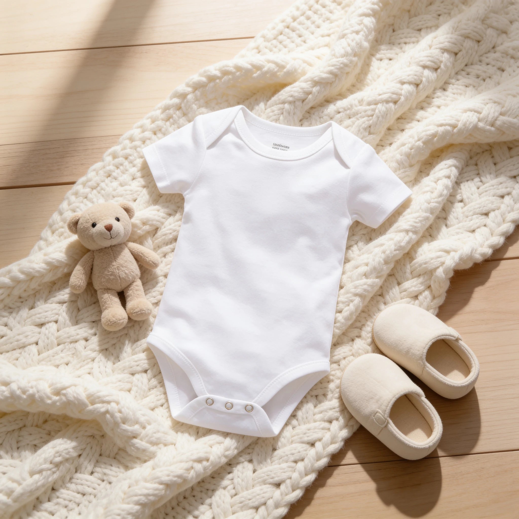 Combinaison Bebe Blanche x3 - x3 - Cocon