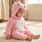 Combinaison Deguisement Bebe Dinosaure - Dinosaure Rose - Porté
