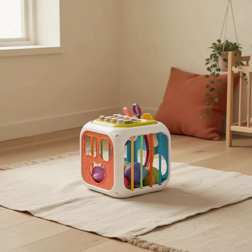 Cube Évolutif Montessori dans une chambre d’enfant Montessori