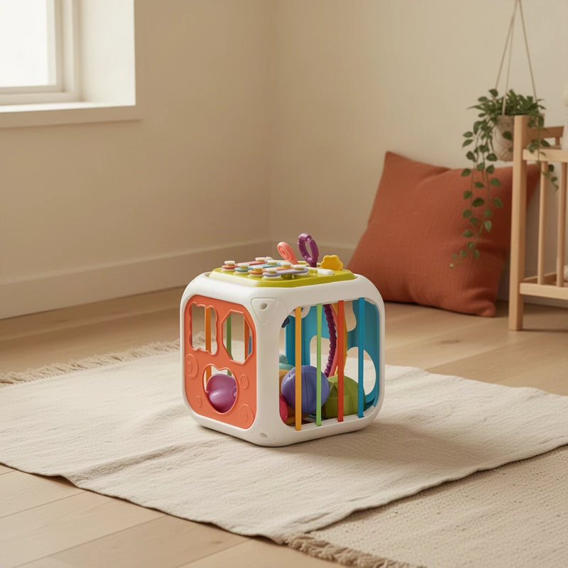 Cube Évolutif Montessori dans une chambre d’enfant Montessori