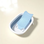 Support de bain bébé filet Galet – coloris Bleu