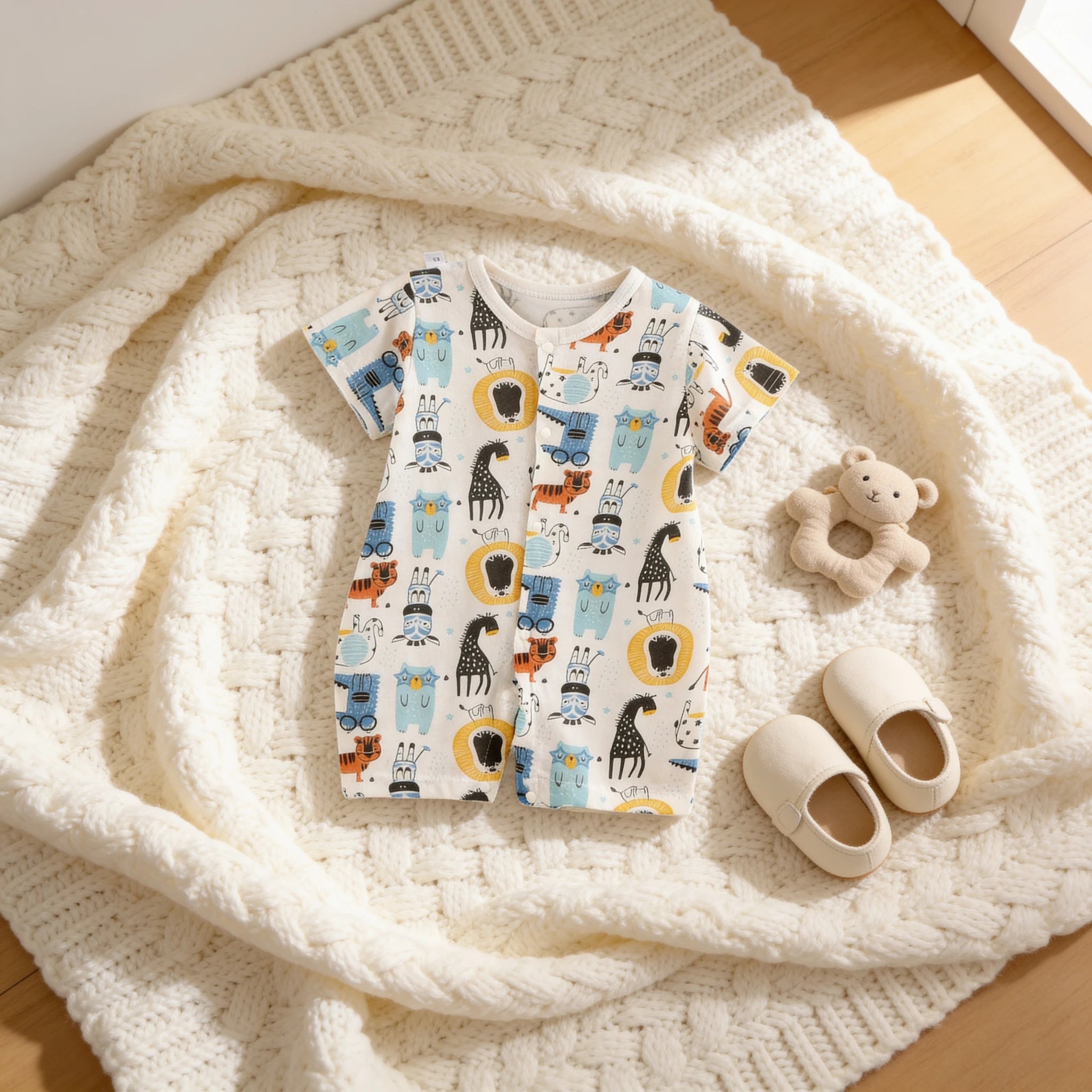 Combinaison Pyjama Bebe Nature - Savane - Cocon