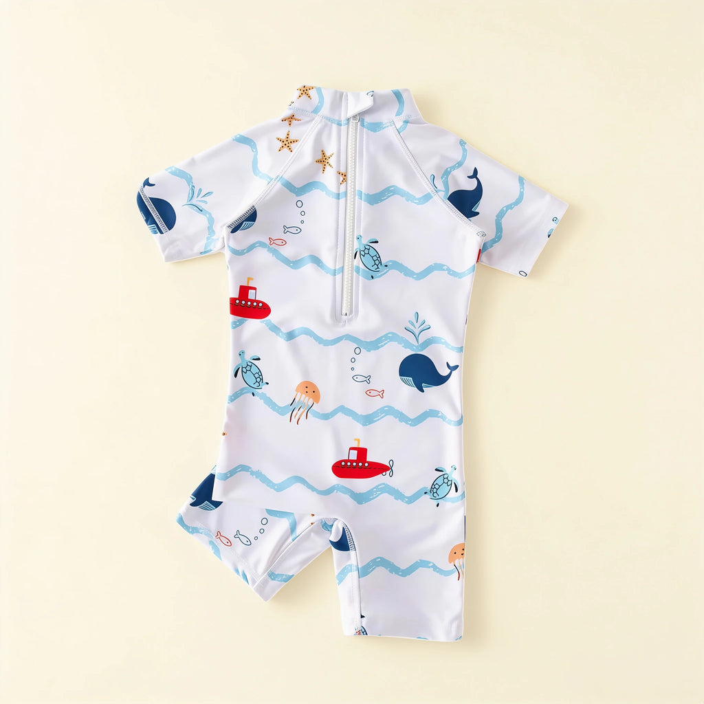 Combinaison Bebe Nageur Aqua - Océan - Flat