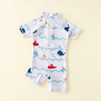 Combinaison Bebe Nageur Aqua - Océan - Flat