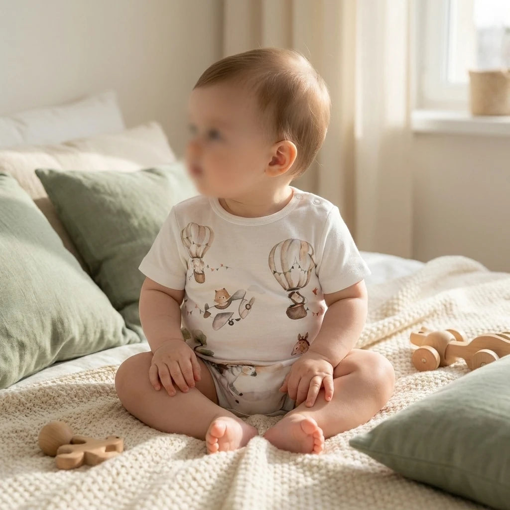 Combinaison Girafe Bebe - produit - Porté