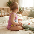 Body Combinaison Bébé Licorne - Licorne Violet - Porté