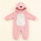 Combinaison Deguisement Bebe Dinosaure - Dinosaure Rose - Flat