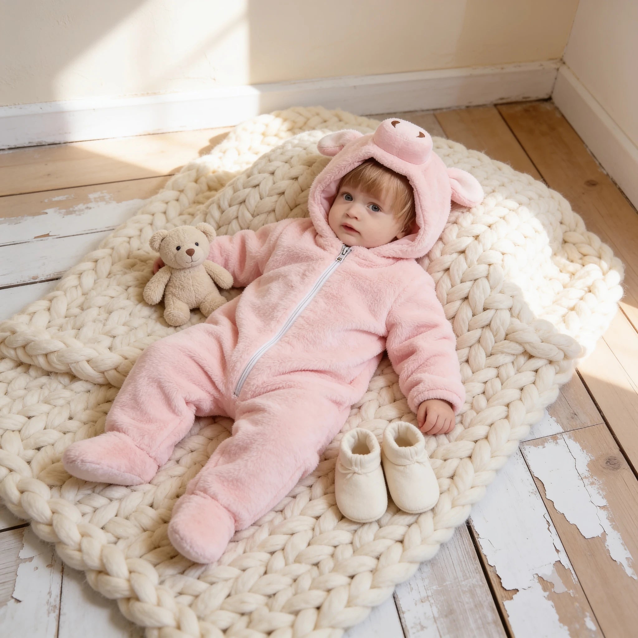 Combinaison Deguisement Bebe Animaux - Cochon - Cocon