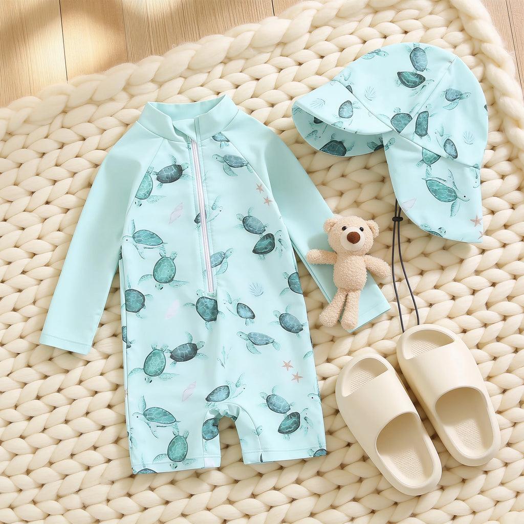 Combinaison Tortue Bebe - Bleu - Cocon