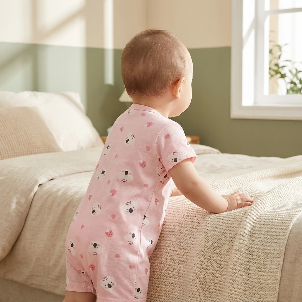 Combinaison Pyjama Bebe Animaux Terrestres - Koalas - Porté