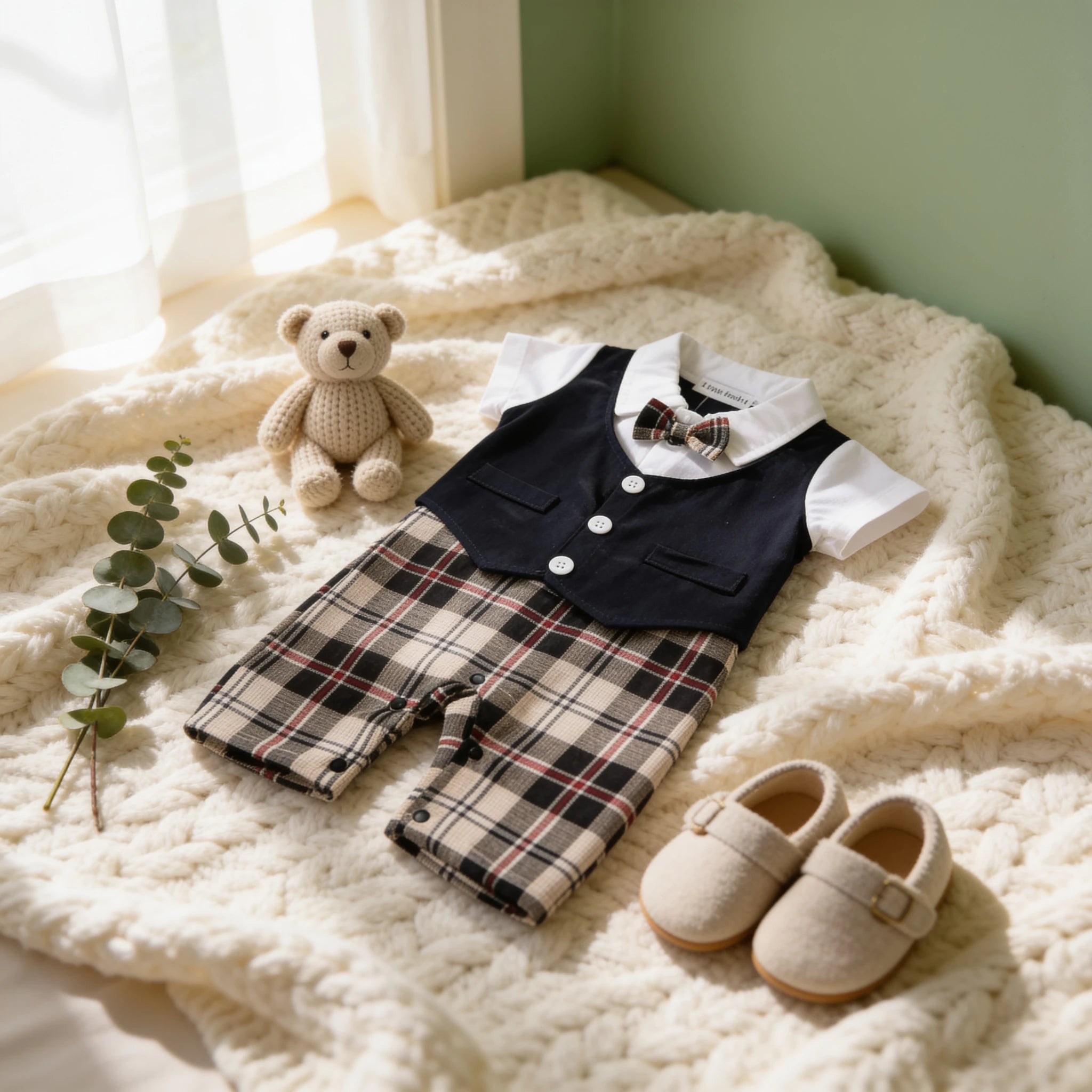 Combinaison Boss Bebe - Bleu Marine - Cocon