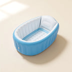 Baignoire bébé gonflable portable avec pompe – coloris Bleu