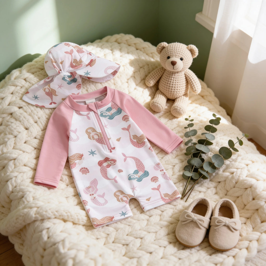Combinaison Bebe Sirène - Rose - Cocon