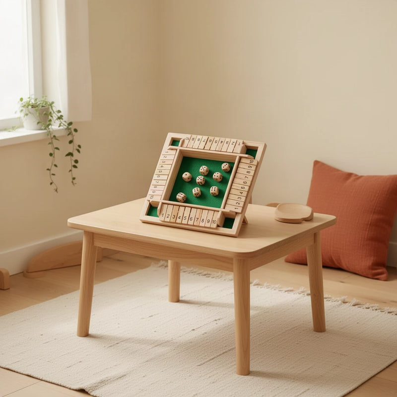 Jeu de chiffres Montessori dès 3 ans dans une chambre d’enfant Montessori