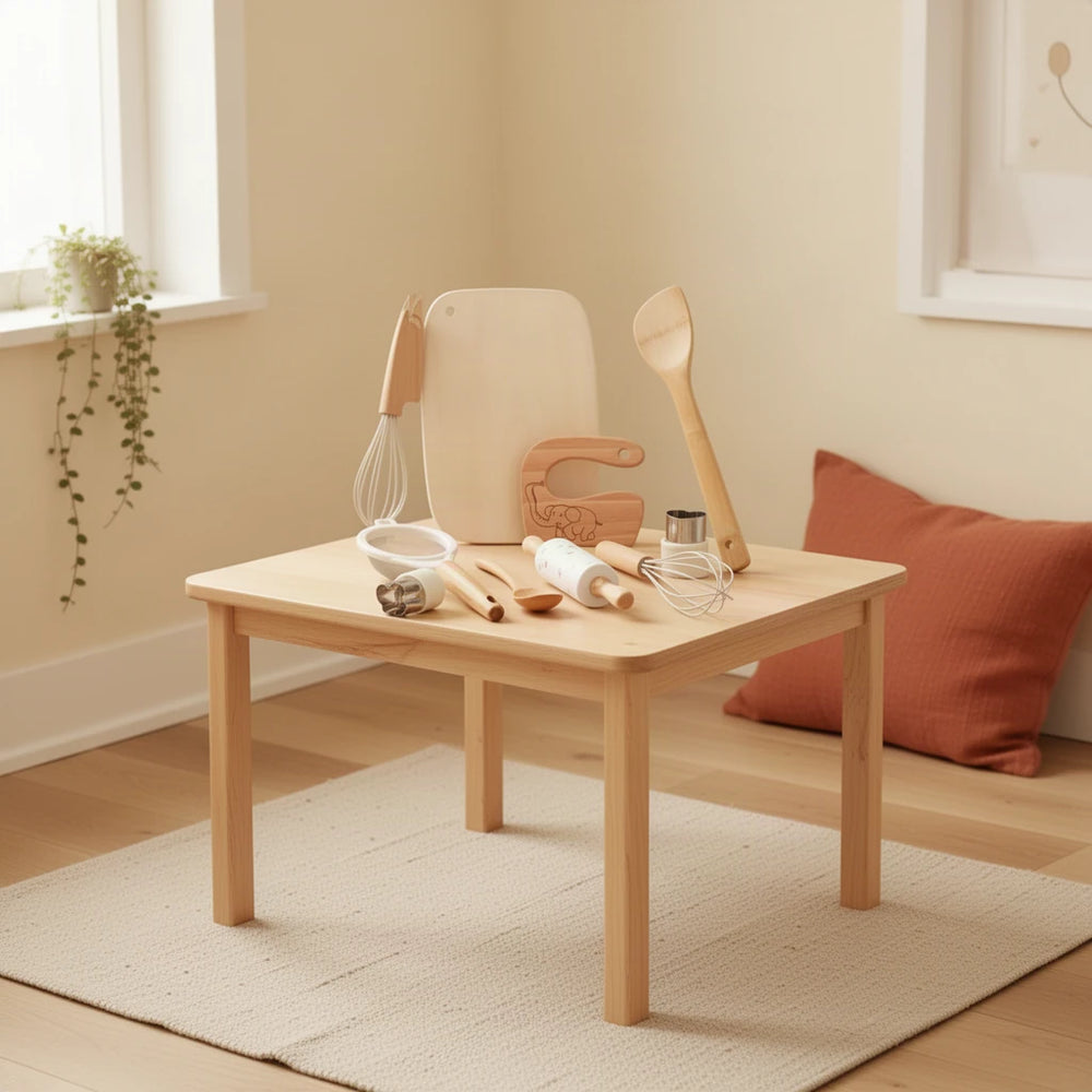 Kit de Cuisine Montessori dans une chambre d’enfant Montessori