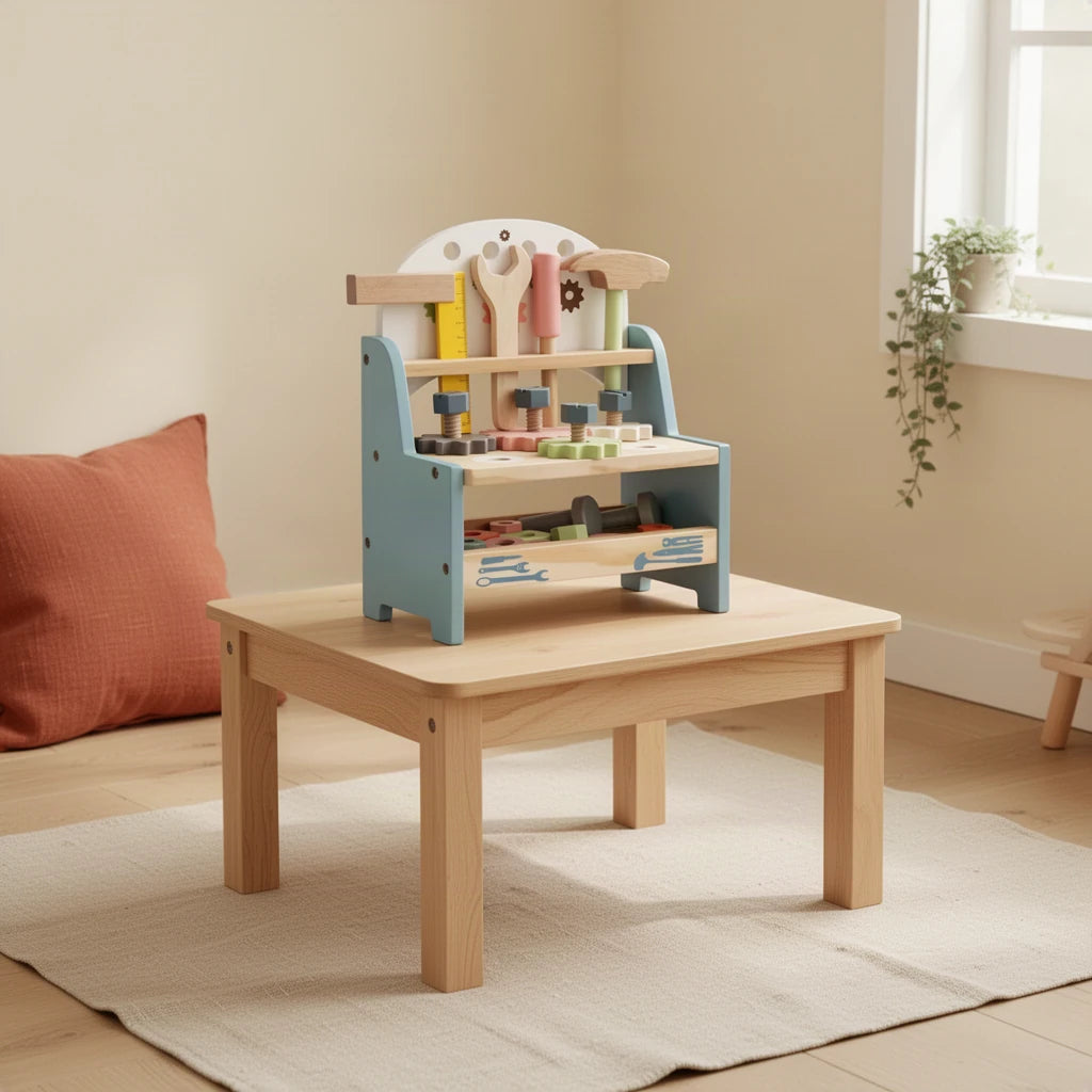 Mini Atelier Montessori dans une chambre d’enfant Montessori