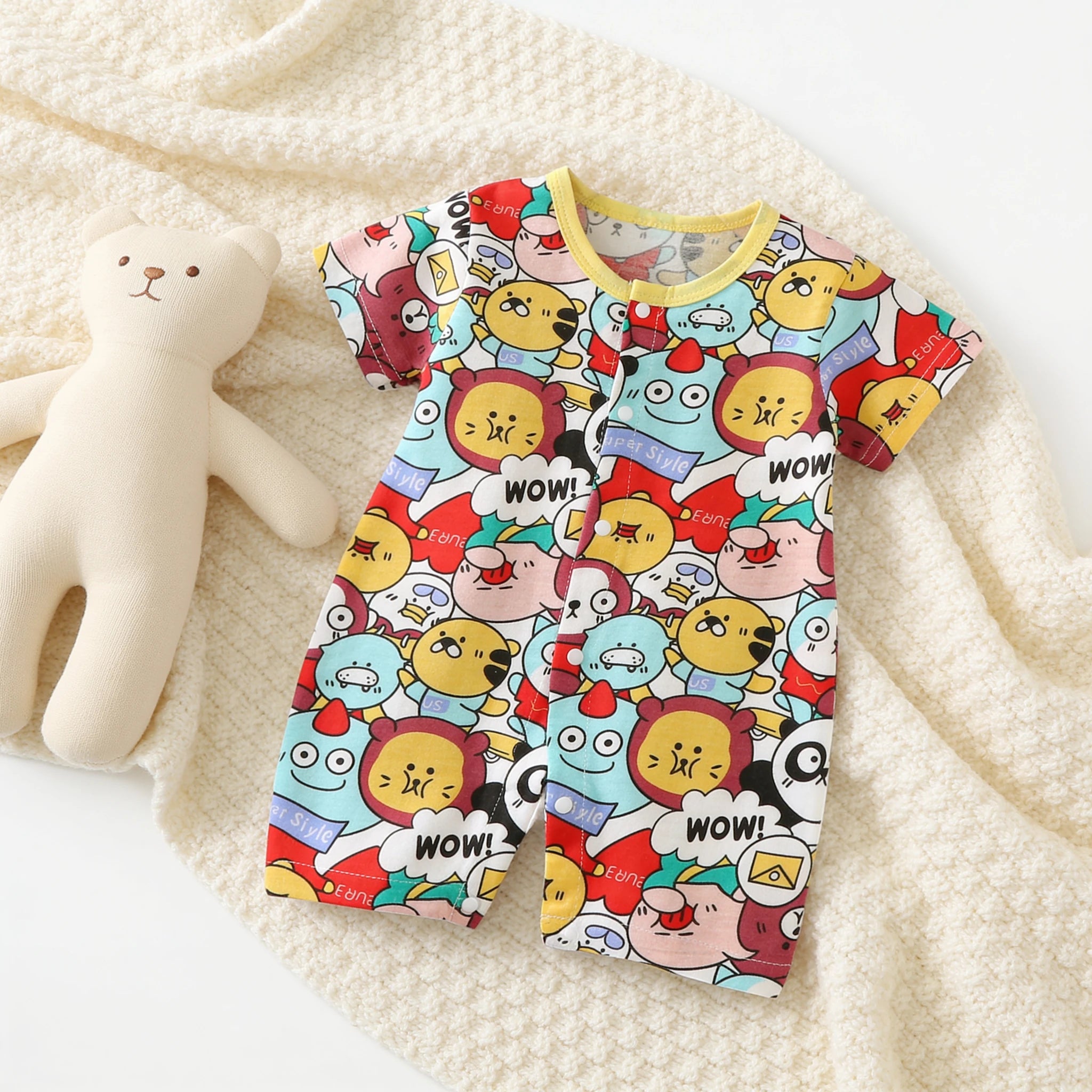 Combinaison Pyjama Bebe - Cartoon - Cocon