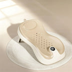 Transat de bain bébé compact avec thermomètre – coloris Marron