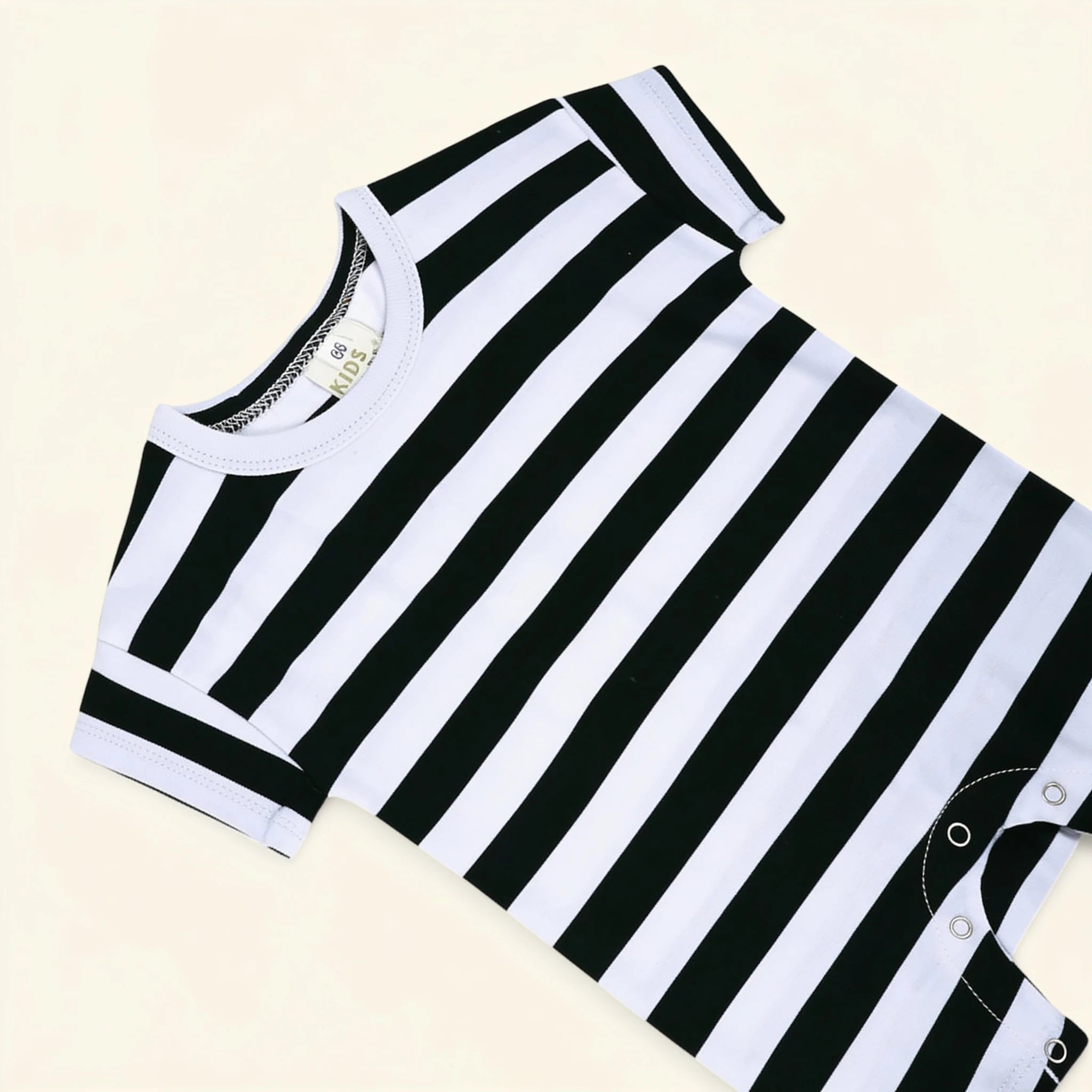 Combinaison Mariniere Bebe - Noir - Flat
