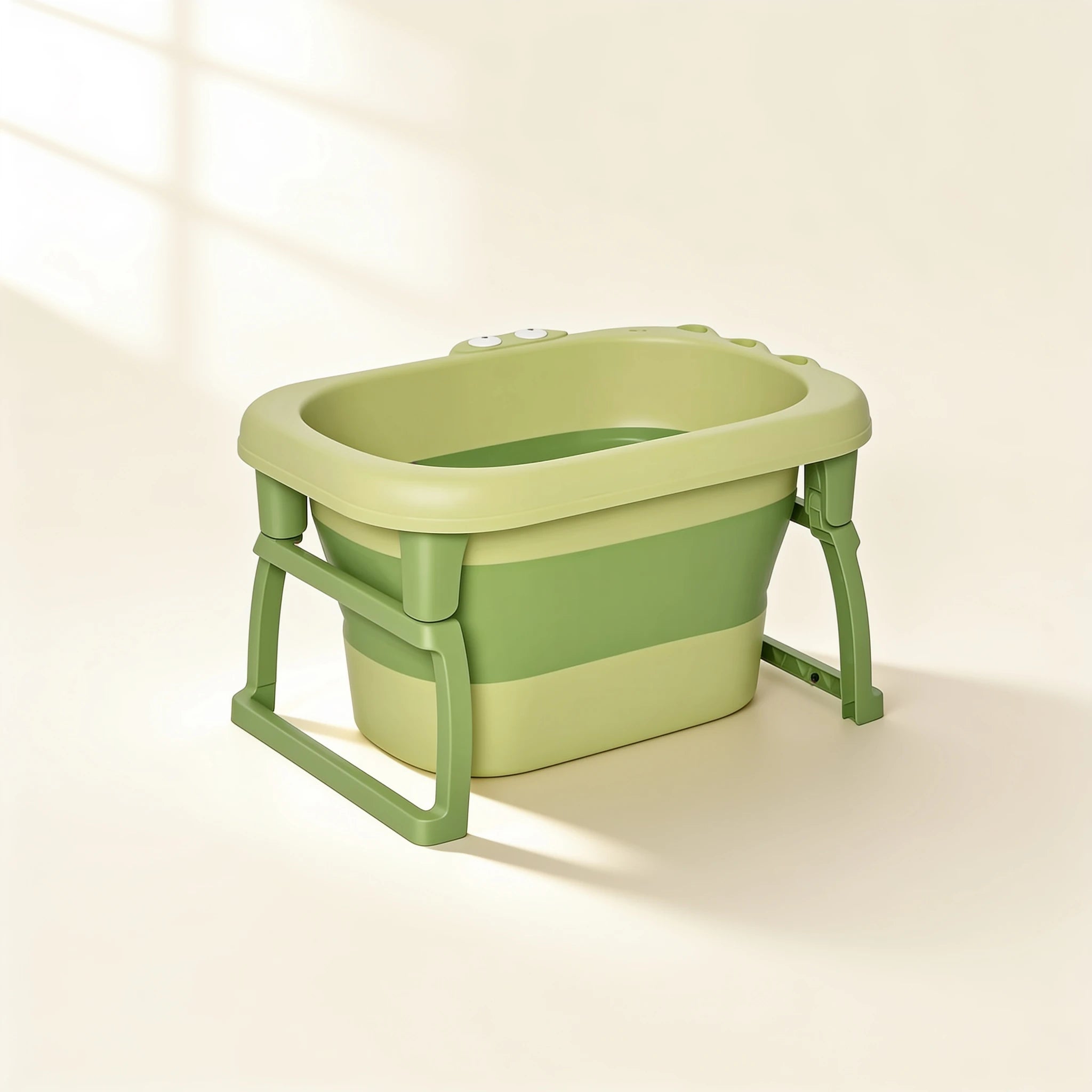 Baignoire bébé pliable 2 en 1 Évolution – coloris Vert