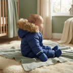 Combinaison Ski Bebe Garçon Bleu - Bleu - Porté