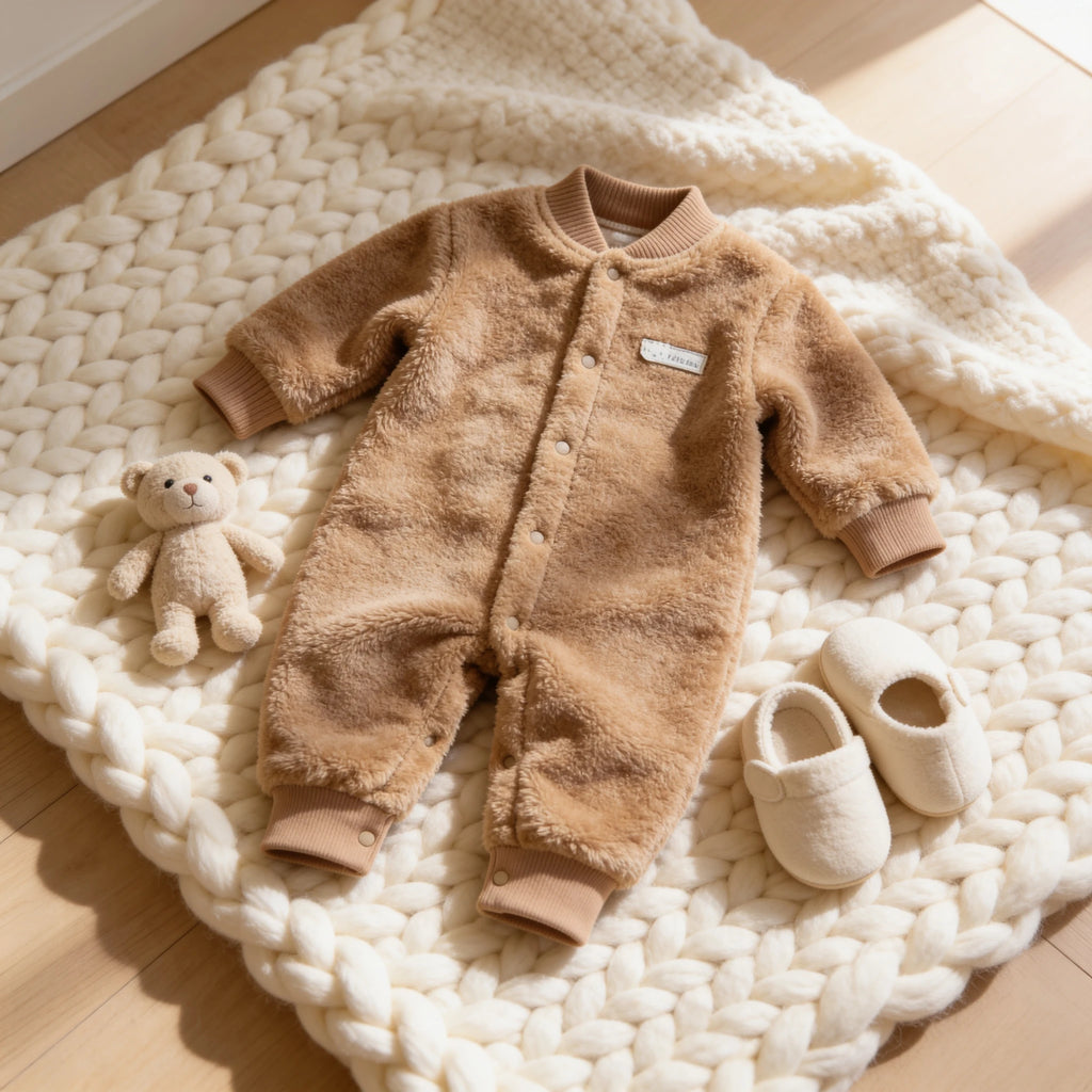 Combinaison Moumoute Bebe - Marron - Cocon