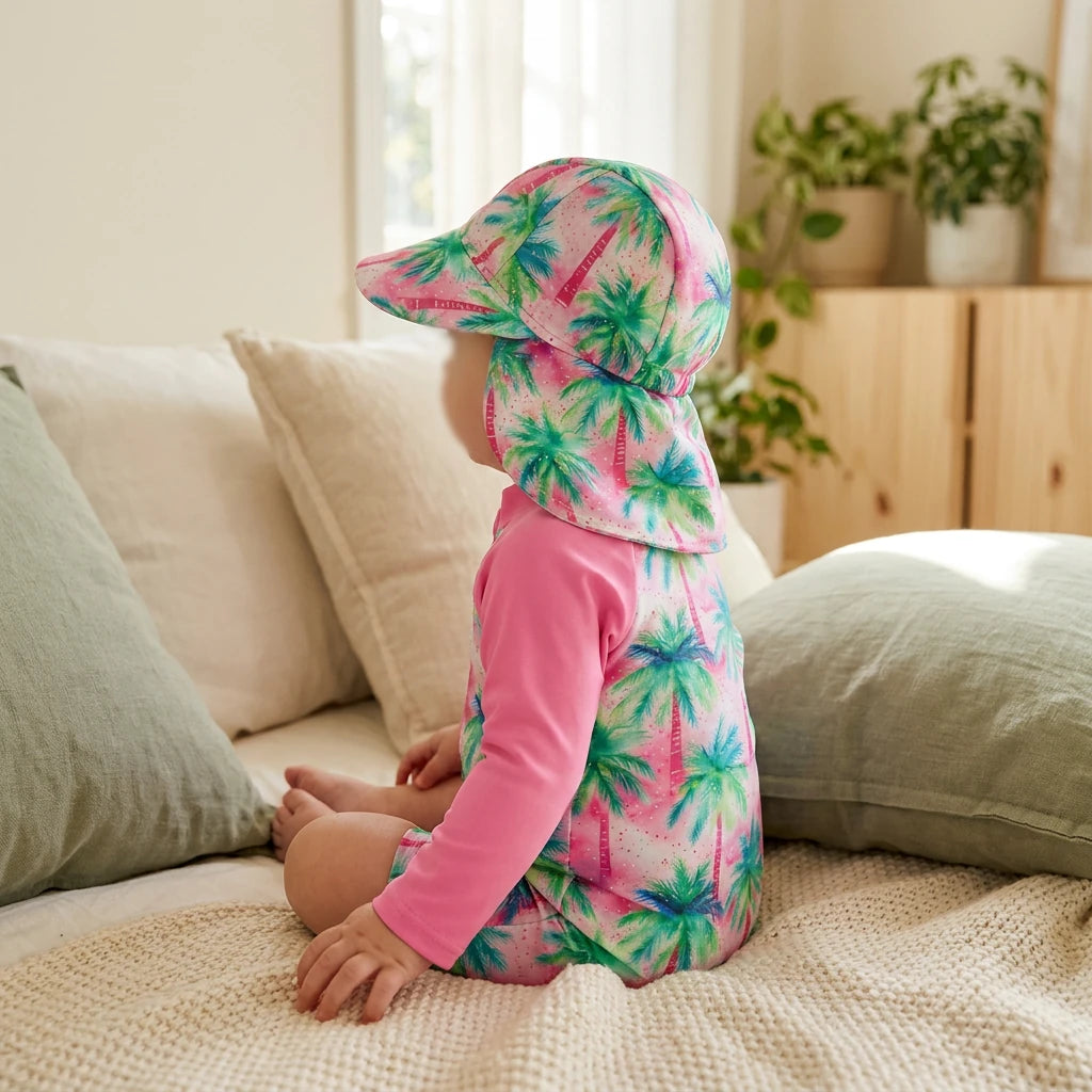 Combinaison Palmier Bebe Fille - produit - Porté