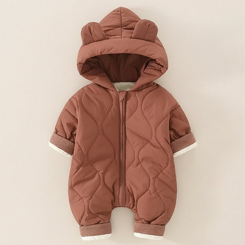 Combinaison Hiver Bébé Margot, coloris brique, vue d'ensemble